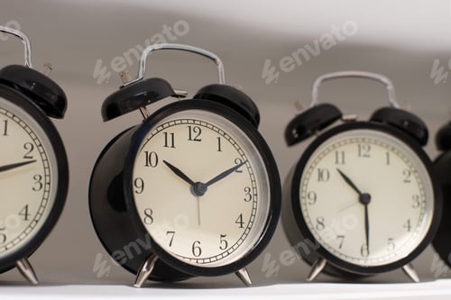 Preview: Close Up On Clock Hanging On The Wall