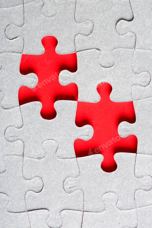 Preview: Jigsaw Puzzle With Missing Pieces