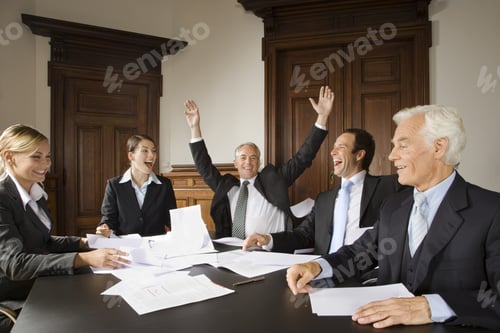 Preview: Happy Businesspeople In Meeting