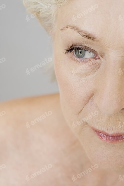 Preview: A Portrait Of A Senior Woman, Close-Up Of Eye