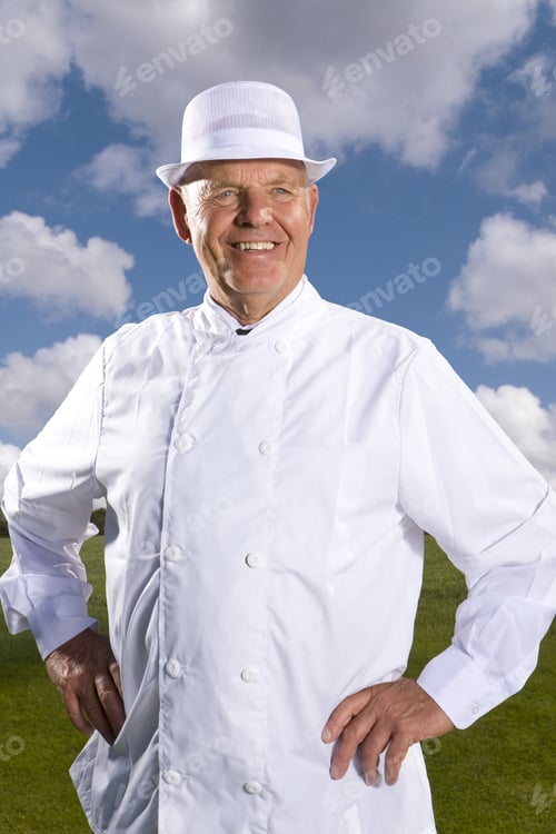 Preview: Portrait Of Baker In White Uniform