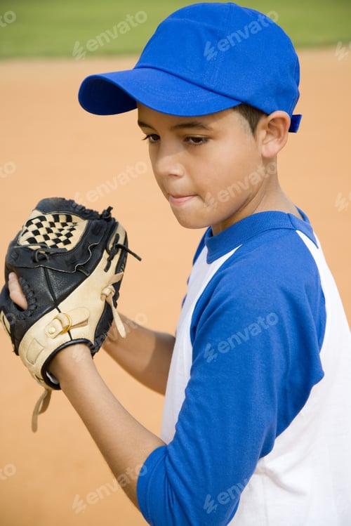 Preview: Boy Preparing To Throw Baseball