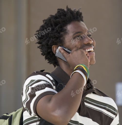 Preview: A Student Using A Mobile Phone