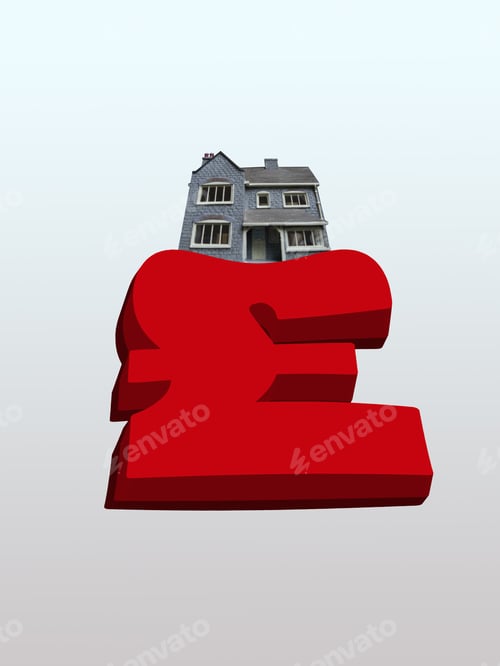 Preview: House Weighing Down British Pound Symbol
