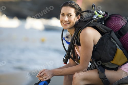 Preview: A Female Scuba Diver