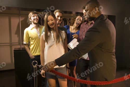 Preview: Friends Entering A Club.