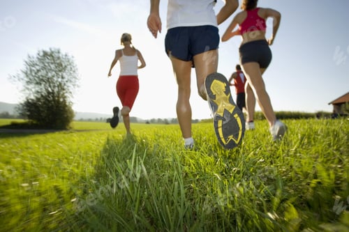 Preview: Men And Women Jogging.