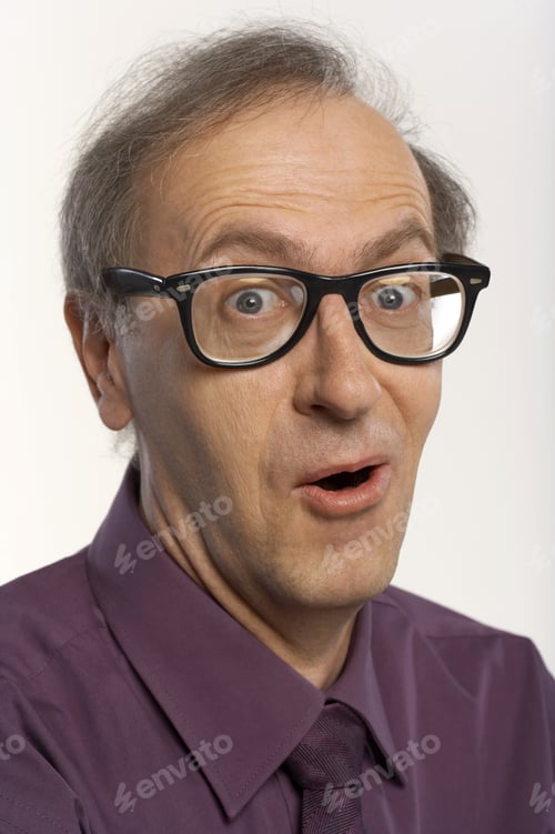 Preview: Portrait Of A Man Wearing Spectacles.
