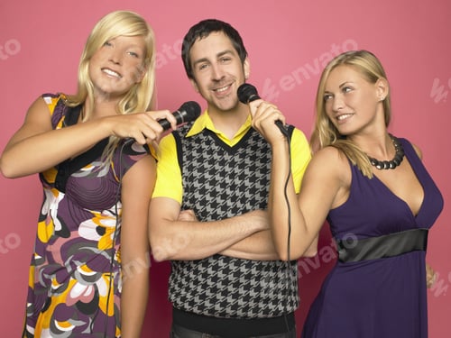 Preview: Three Friends With Microphones