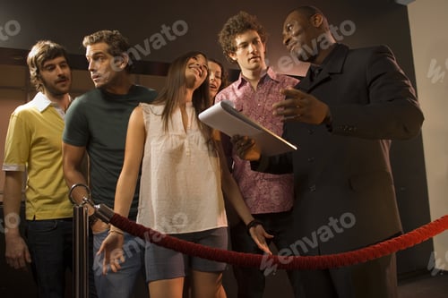 Preview: Friends Entering A Club.