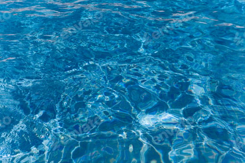 Preview: Clear Sparkling Water In Empty Outdoor Swimming Pool