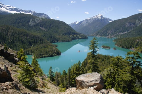 Preview: Diabolo Lake, Cascades National Park, Washington, Usa