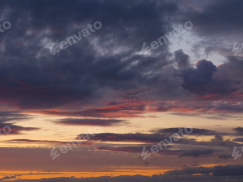 Preview: Clouds In Sunset Sky