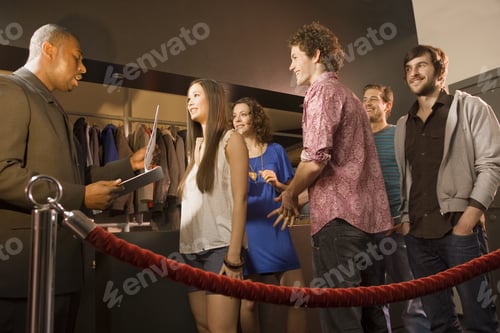 Preview: Friends Entering A Club.