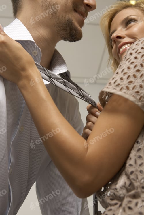 Preview: Businessman And A Businesswoman Flirting