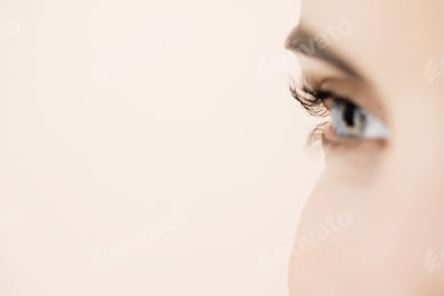 Preview: Detail Of Young Woman'S Face Showing Right Eye
