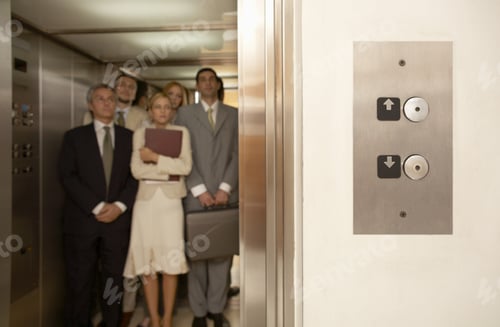 Preview: Five Business Executives In An Elevator