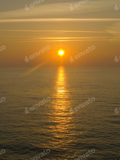 Preview: Sunset Over Tranquil Sea