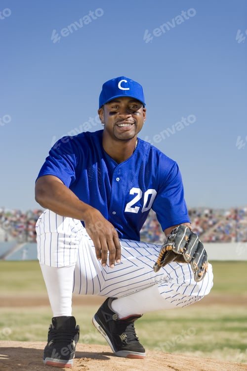 Preview: Portrait Of Smiling Baseball Player