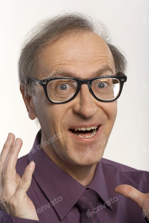 Preview: Portrait Of A Man Wearing Spectacles.