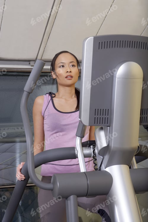Preview: Woman Working Out In The Gym