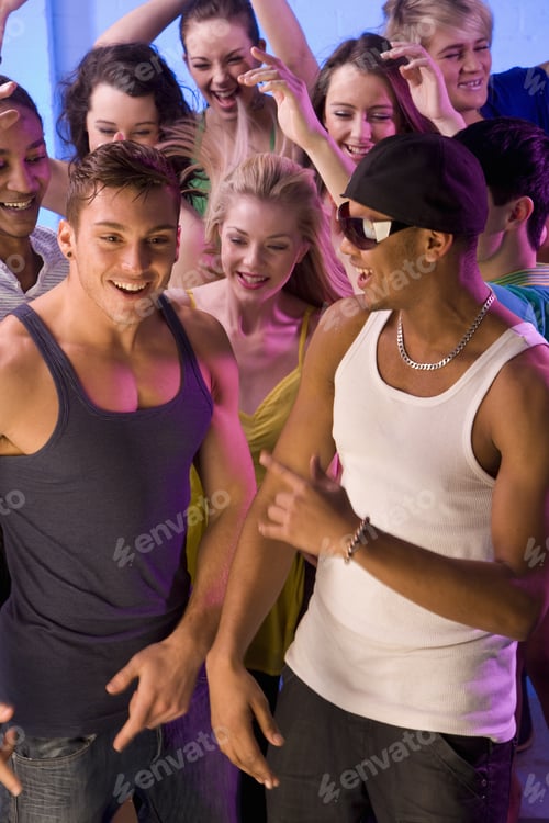 Preview: Group Of Friends Dancing