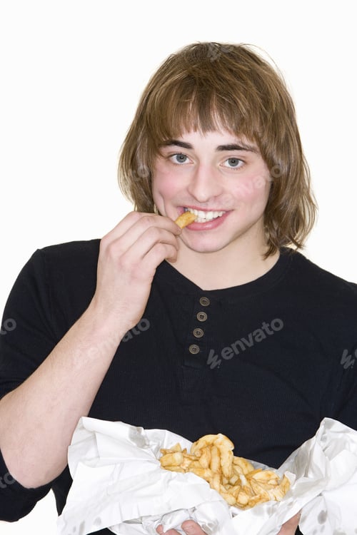 Preview: Man Eating French Fries