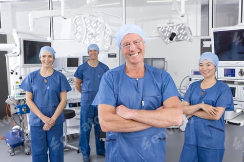 Preview: Surgeons Working In Hospital Operating Room