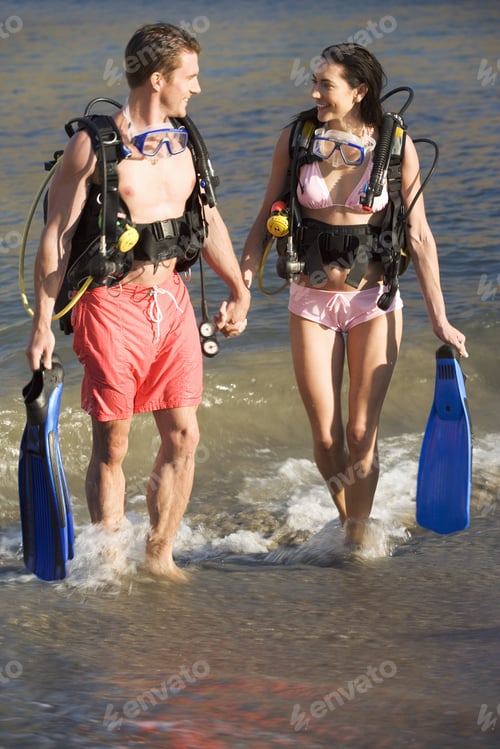 Preview: A Couple Returning From Scuba Diving