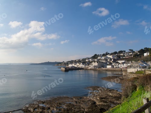 Preview: Shore And Village Of St. Mawes, Cornwall, United Kingdom