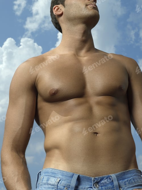Preview: Low Angle View Of A Young Man Standing