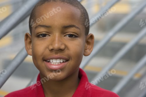 Preview: Boy Smiling, Portrait, Close-Up