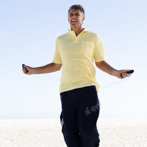 Preview: A Man Skipping
