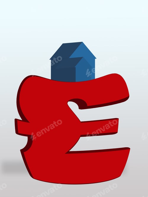 Preview: House Weighing Down British Pound Symbol