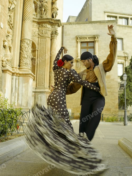 Preview: Young Man And A Young Woman Dancing Together