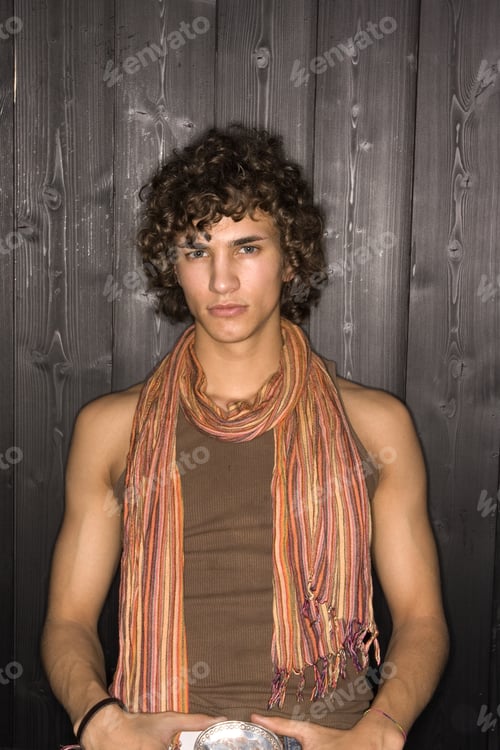 Preview: Portrait Of A Young Man Looking Serious