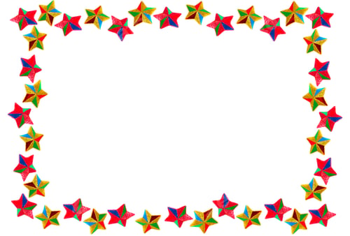 Preview: Christmas Frame Isolated On White