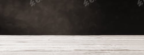 Preview: Background With Wooden Table And Dark Wall