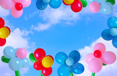 Preview: Balloon On Background Sky