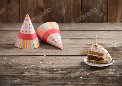 Preview: Holiday Background With Cake
