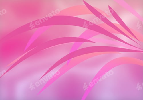 Preview: Abstract Pink Curves and Background Art