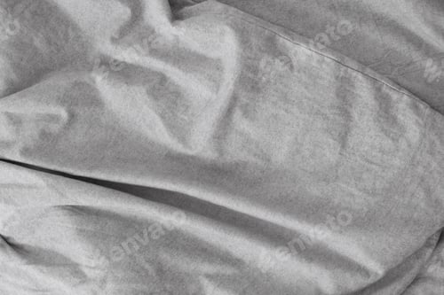Preview: Background From Gray Linen Bed Sheet Surface