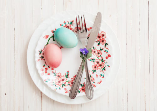 Preview: Easter Background With Eggs