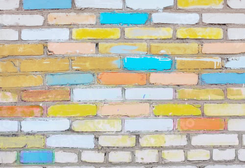 Visualização: Parede de tijolos