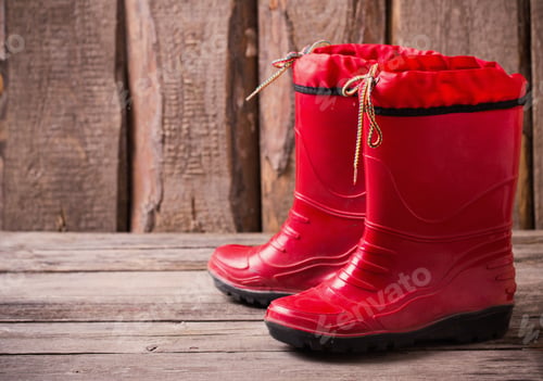 Preview: Red Child Garden Shoes