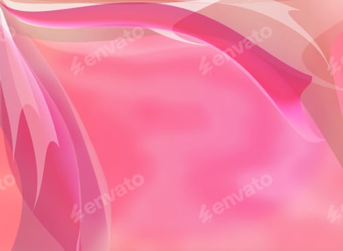Preview: Abstract Pink Background with Flowing Soft Shapes