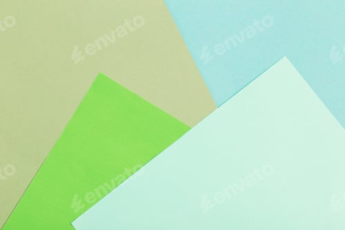 Preview: Green And Blue Multicolored Cardboard Background