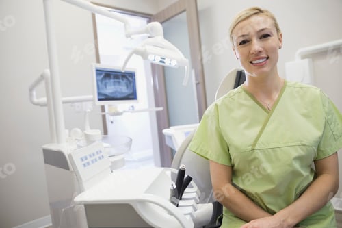 Preview: Portrait Of Dental Assistant In Office