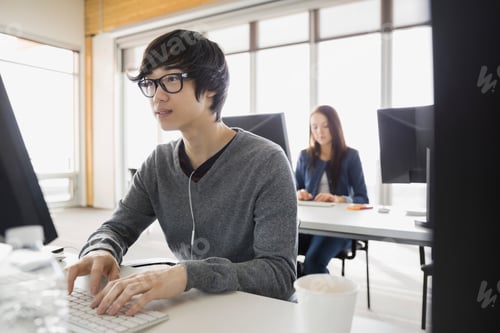 Preview: High School Student In Computer Lab