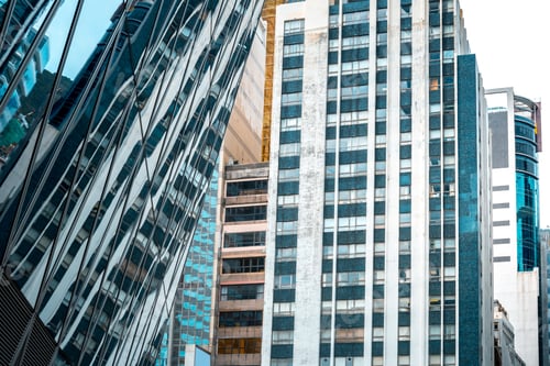 Preview: Modern Office Building Detail, Glass Surface